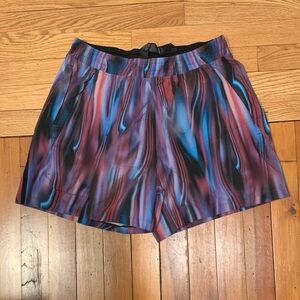 Women's Multicolor Printed Running Shorts